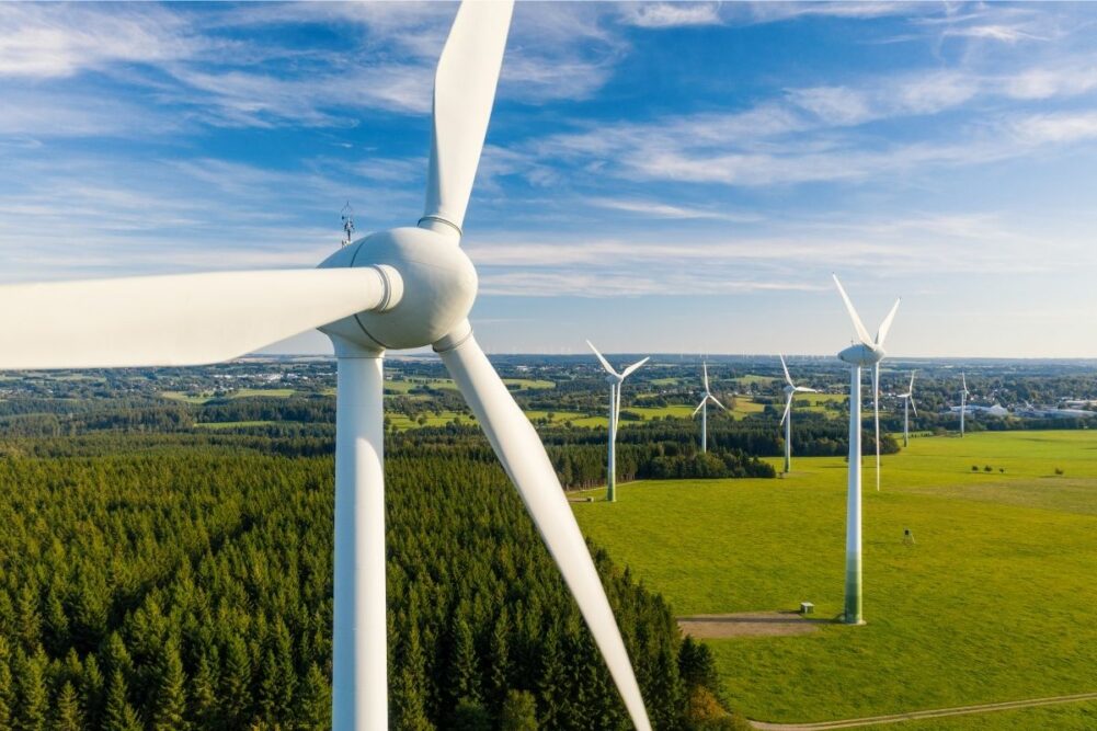 Wind turbines renewable energy