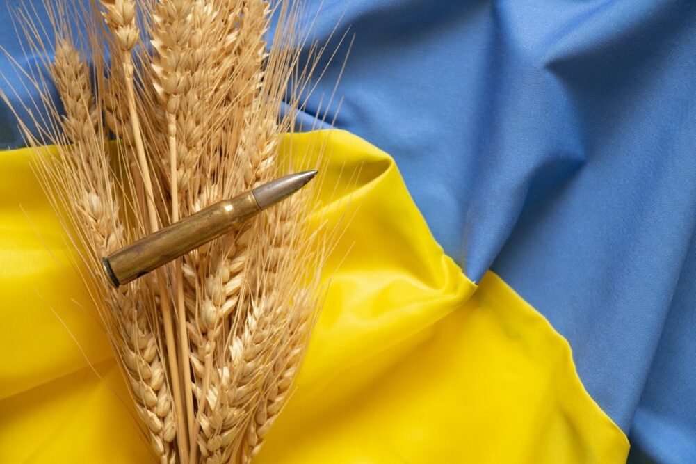 Ukraine wheat bullet war