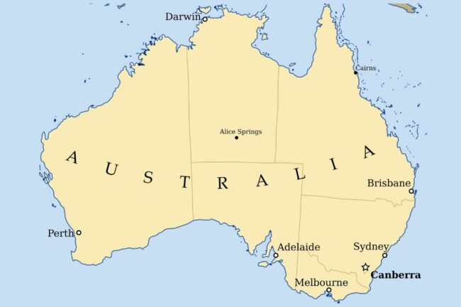 Australia map