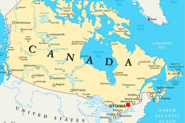 Canada map