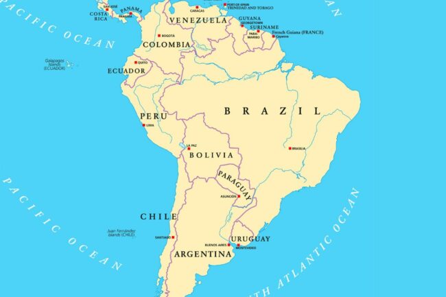 South America map2