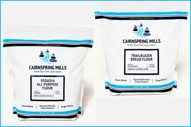 Cairnspring Mills flour bags