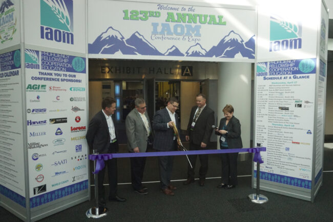 IAOM ribbon cutting