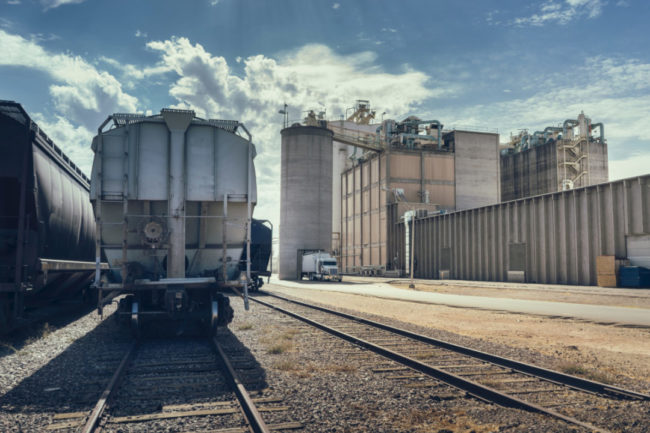 grain transportation via rail